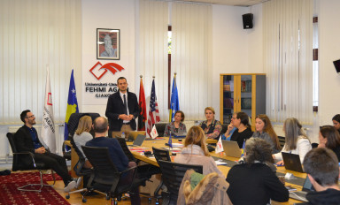 Mbahet takimi përmbyllës i projektit SUSWELL në Universitetin “Fehmi Agani” Gjakovë